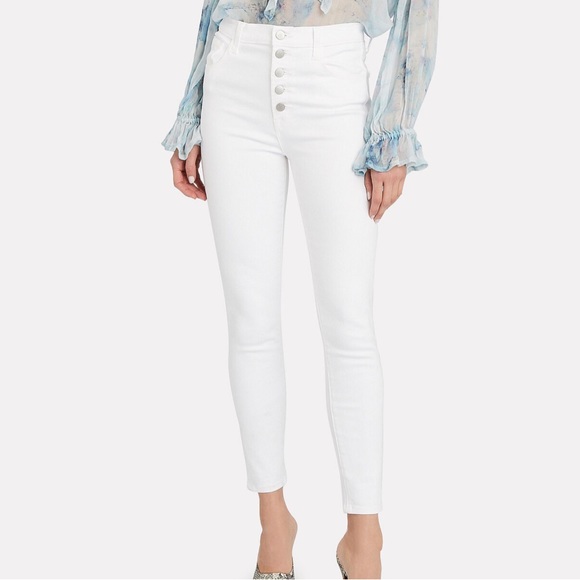 J Brand Denim - J Brand High-Rise Crop Skinny Jeans